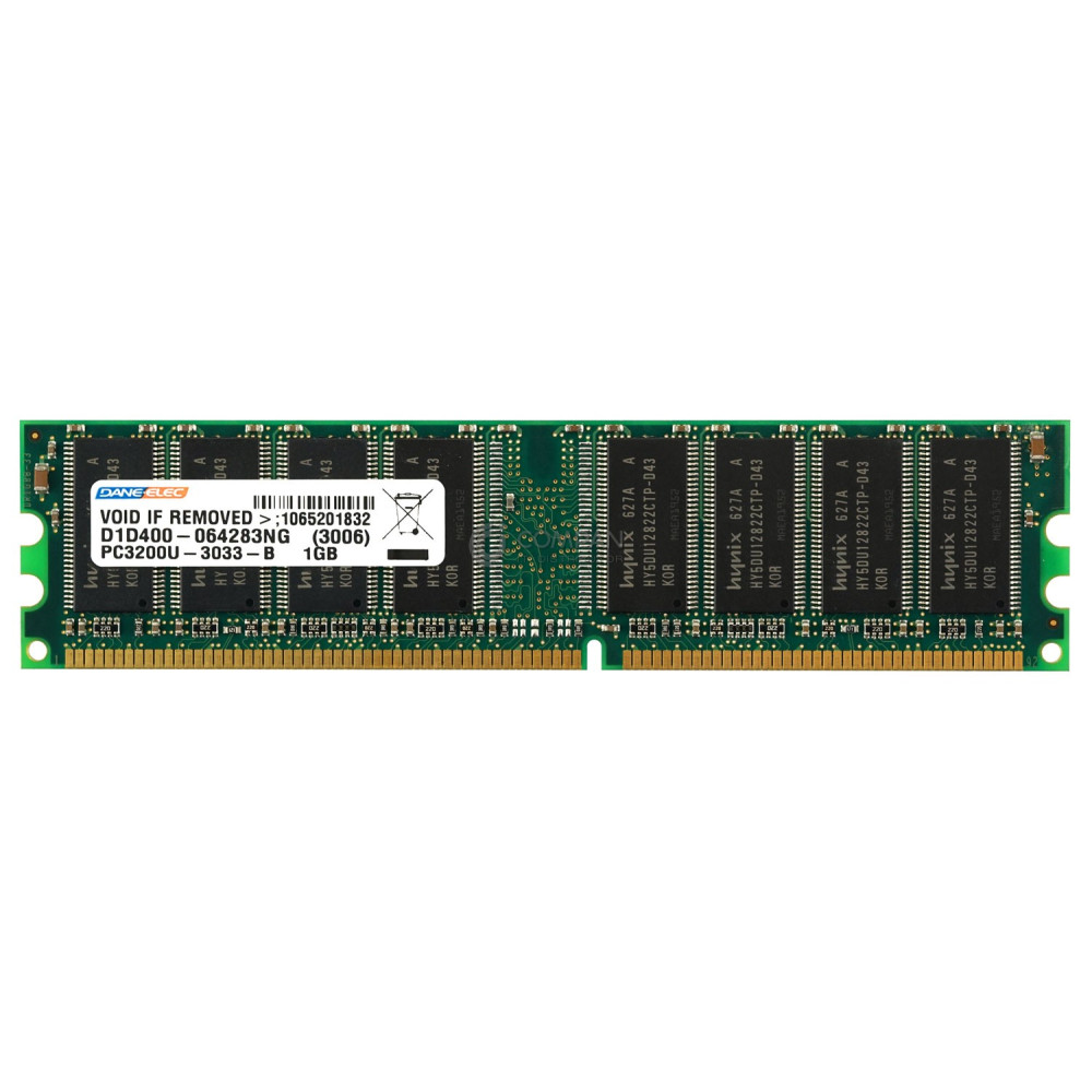 D1D400-064283NG DANE-ELEC MEMORY 1GB UDIMM PC 3200U DDR -